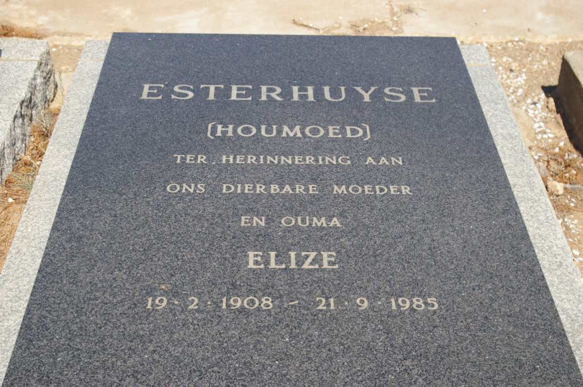 ESTERHUYSE Elize 1908-1985