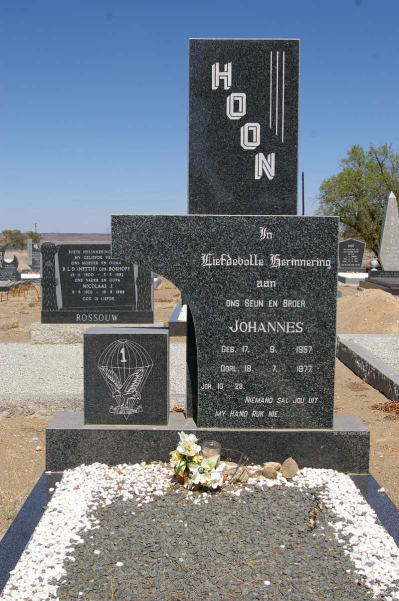 HOON Johannes 1957-1977