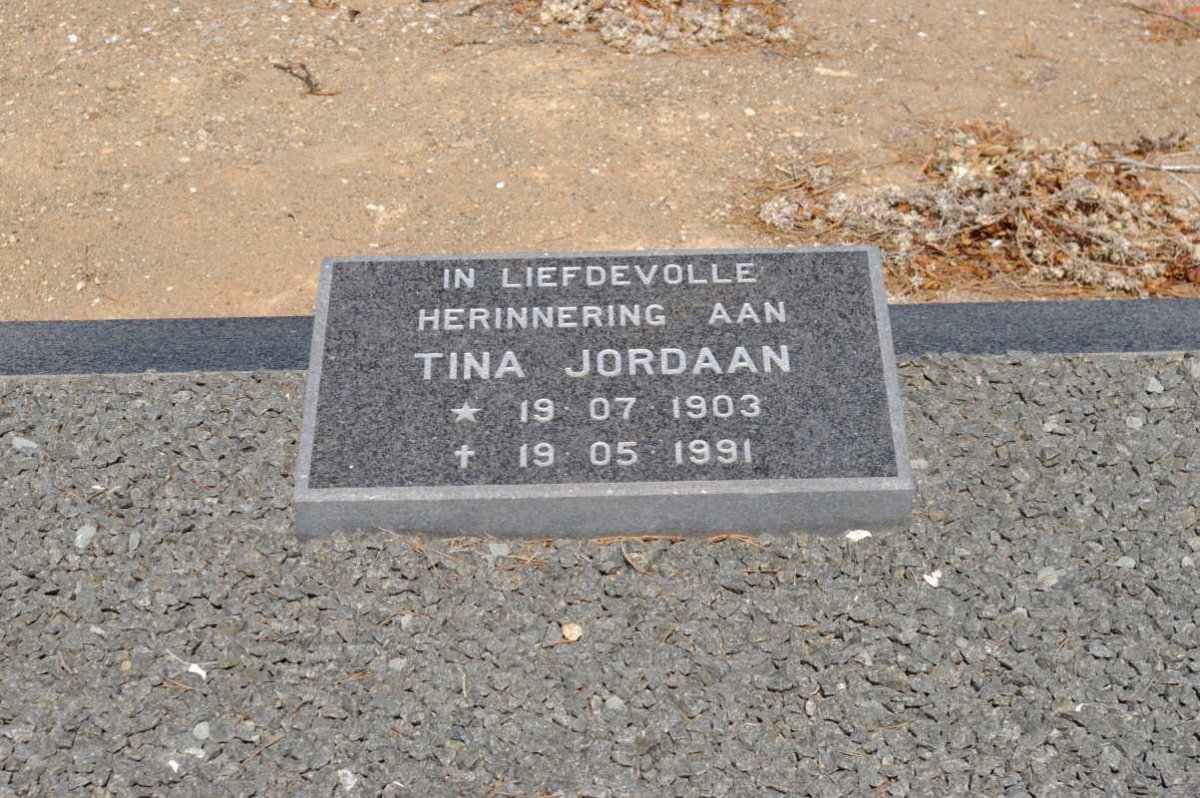 JORDAAN Tina 1903-1991