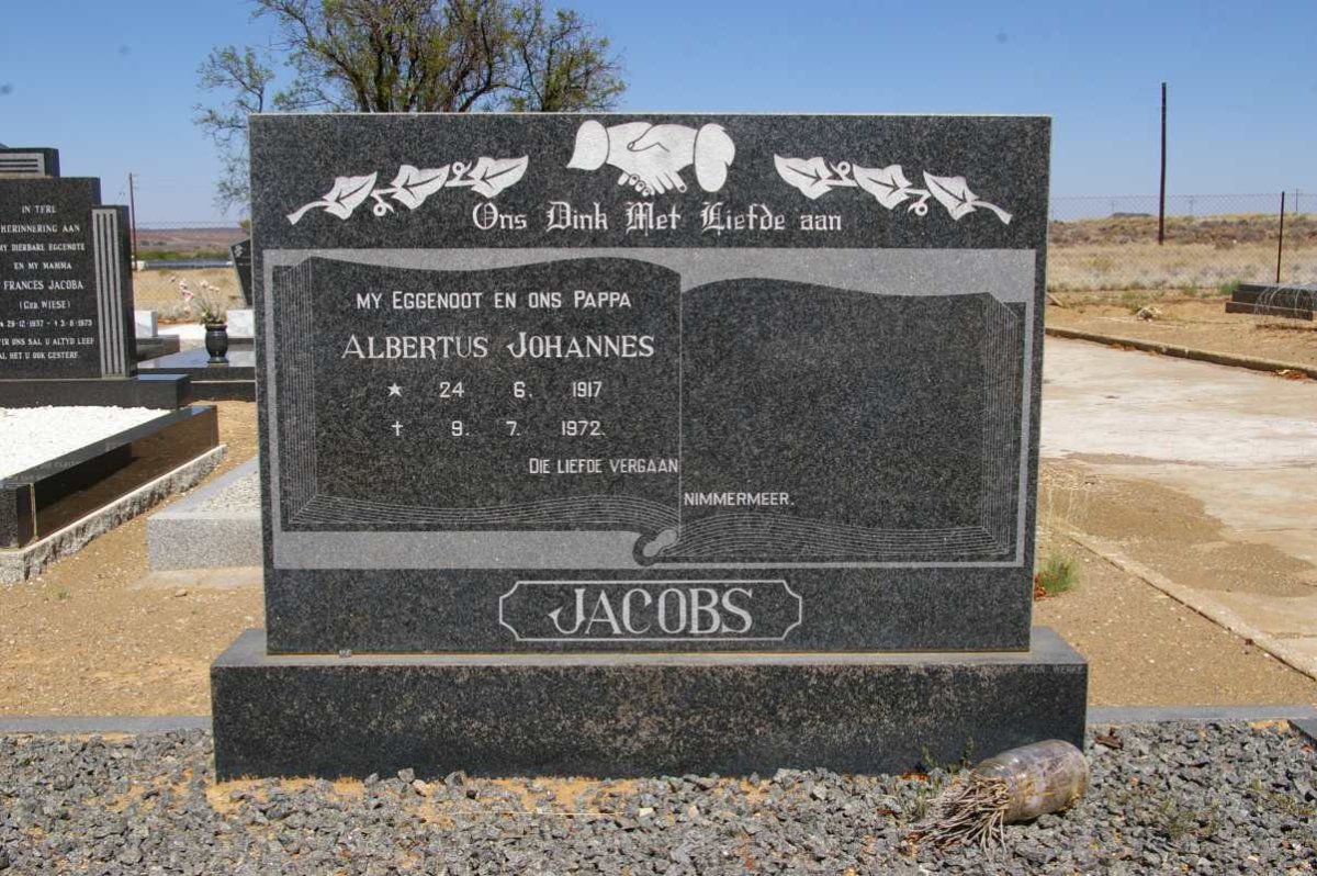 JACOBS Albertus Johannes 1917-1972