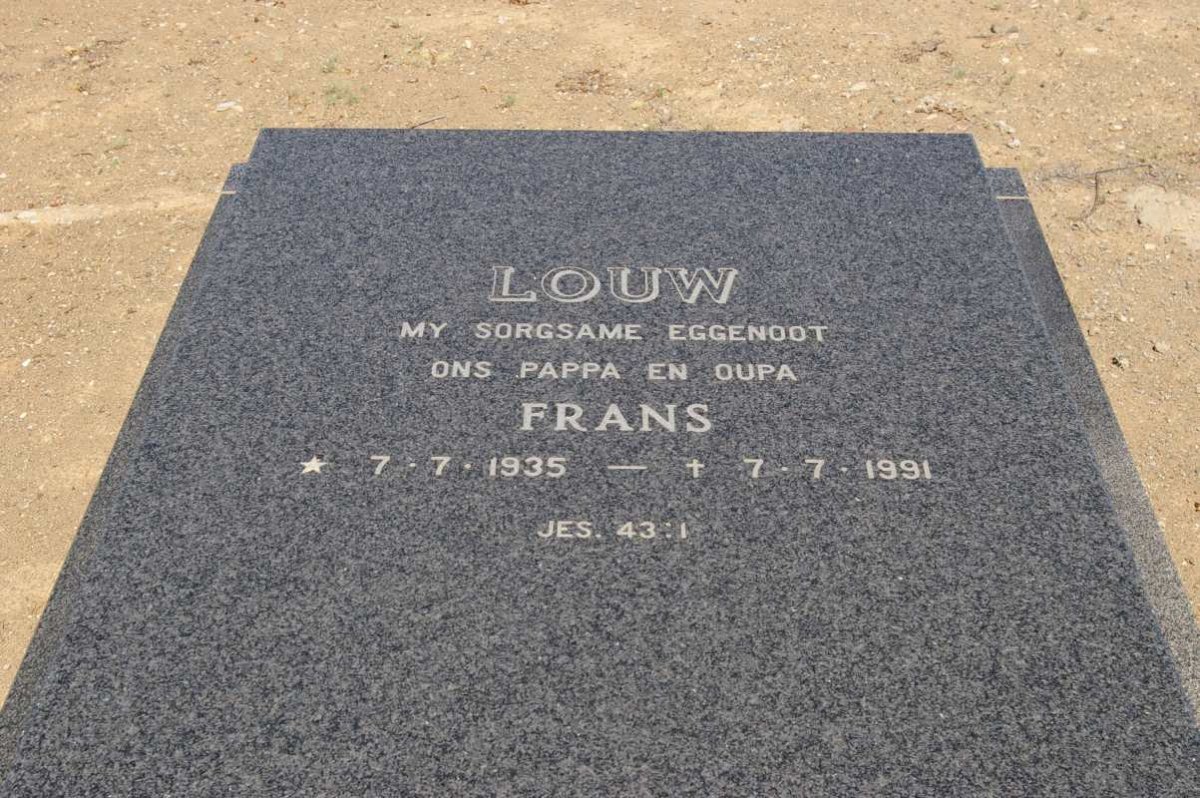 LOUW Frans 1935-1991