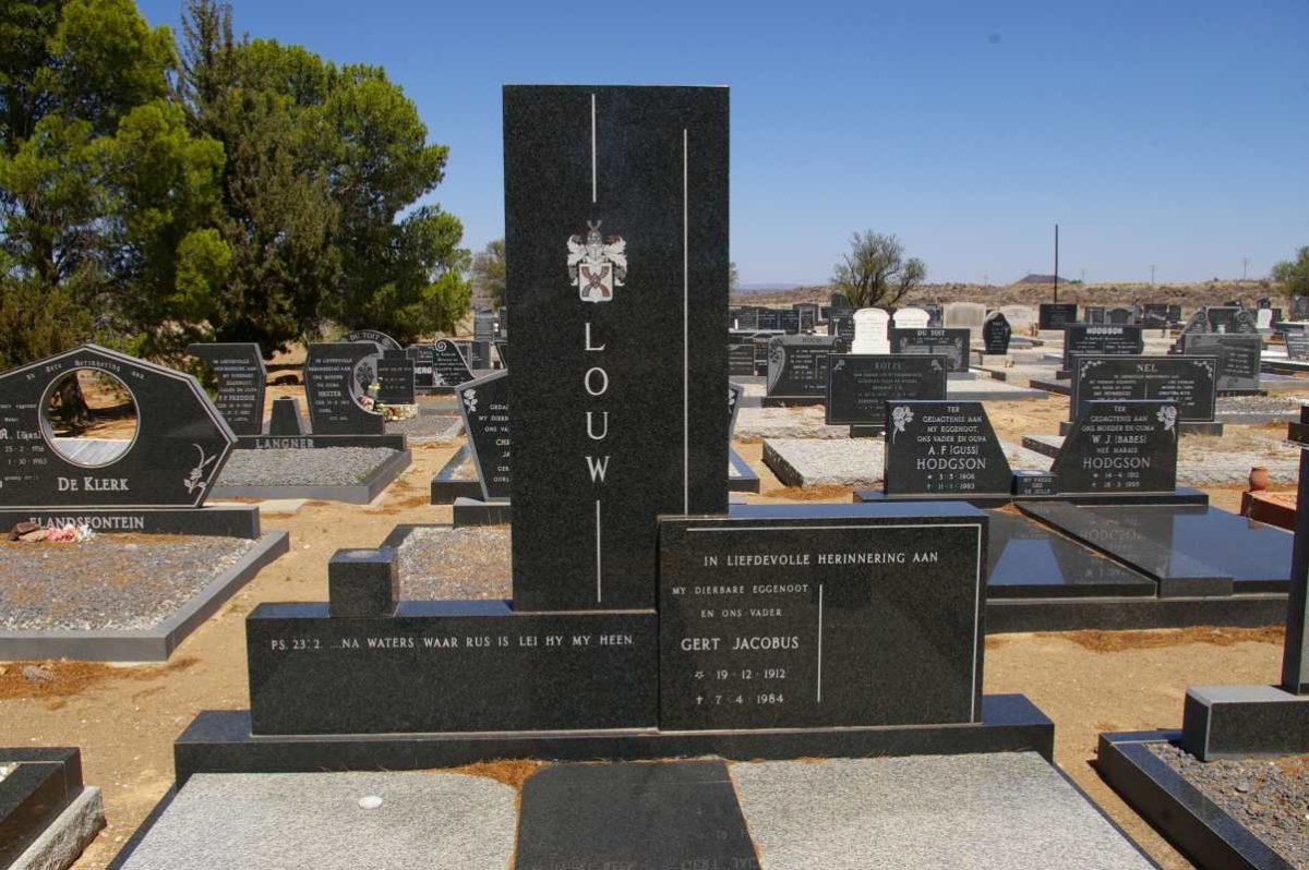 LOUW Gert Jacobus 1912-1984