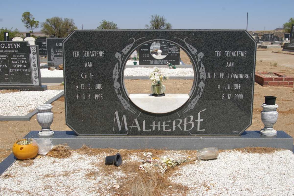 MALHERBE G.F. 1906-1996 &amp; H.E.W. ZANDBERG 1914-2000