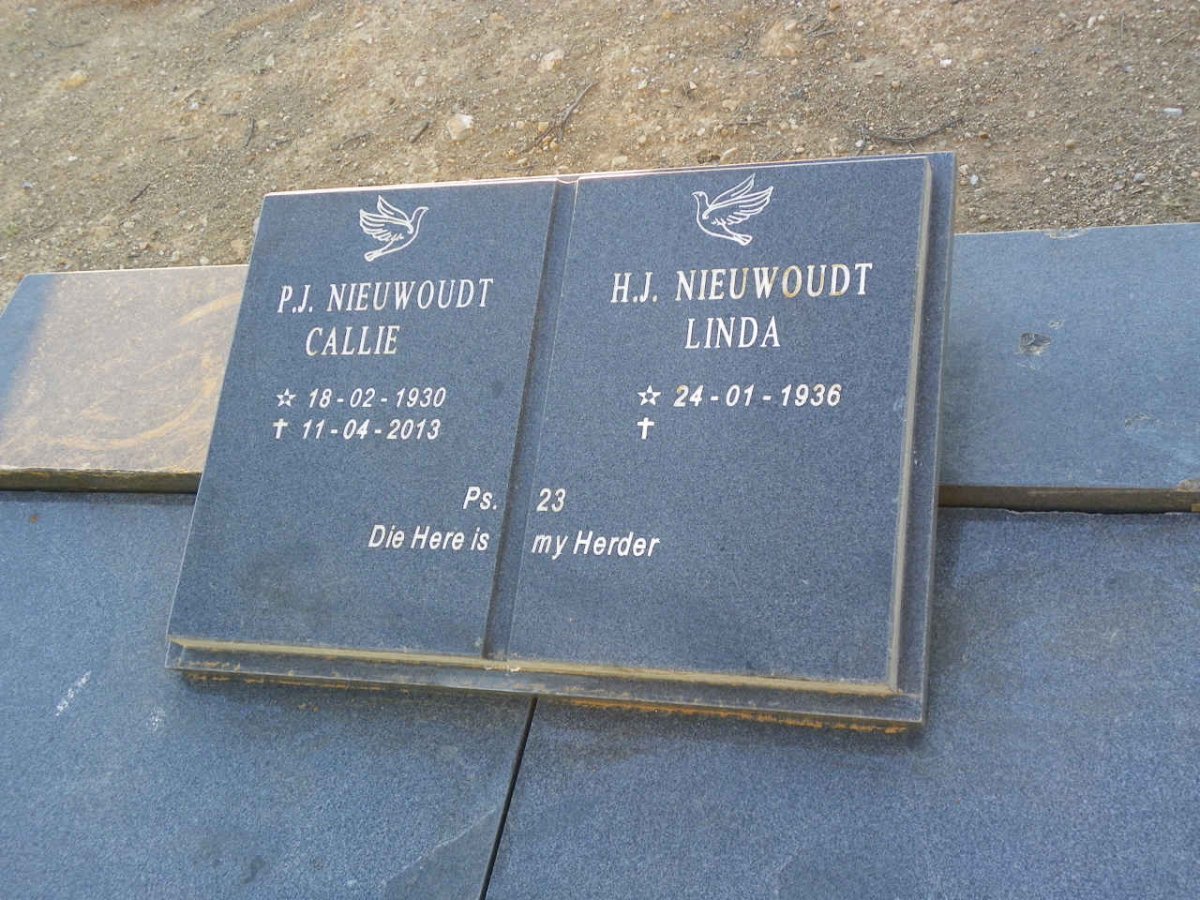 NIEUWOUDT P.J. 1930-2013 &amp; H.J. 1936-