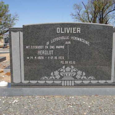 OLIVIER Heroldt 1928-1973