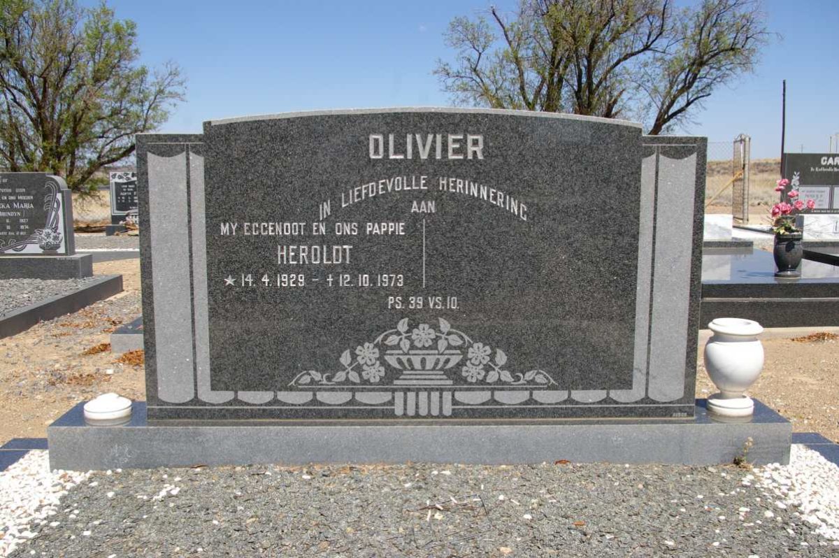 OLIVIER Heroldt 1928-1973