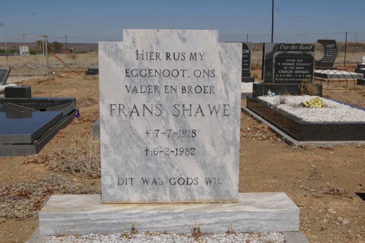 SHAWE Frans 1918-1982