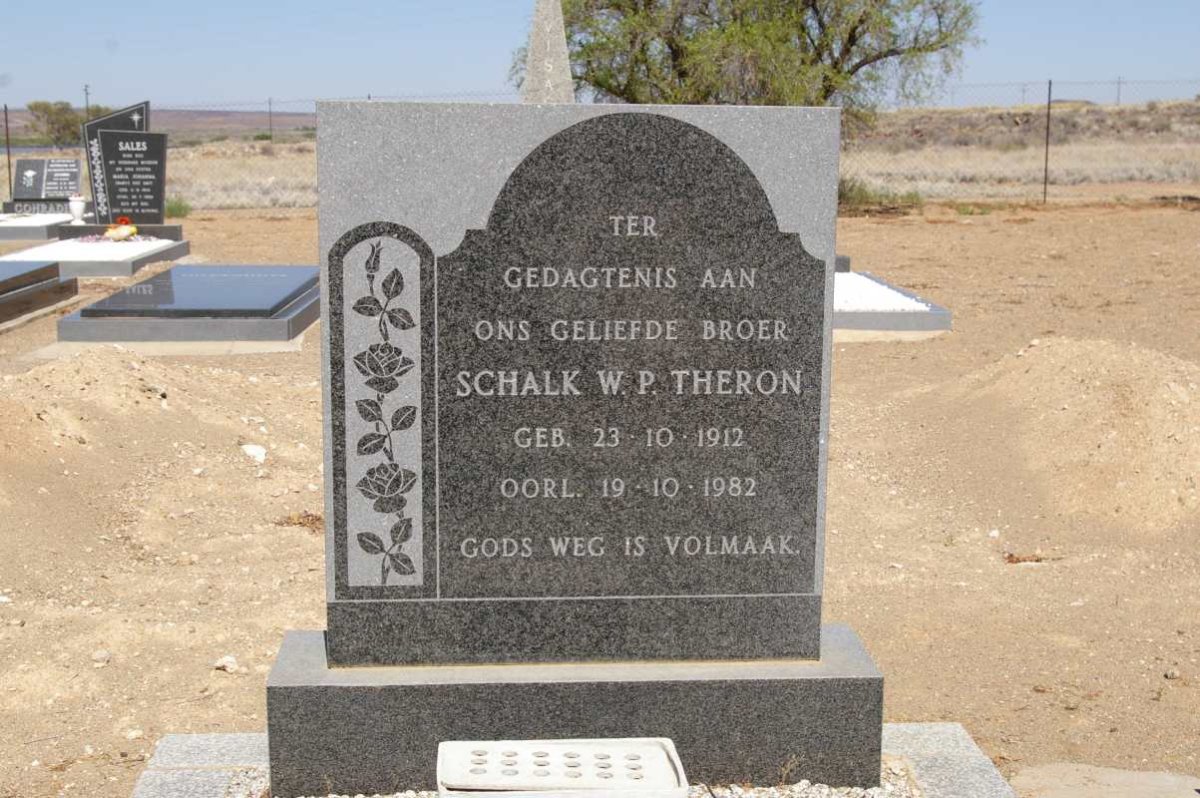 THERON Schalk W.P. 1912-1982
