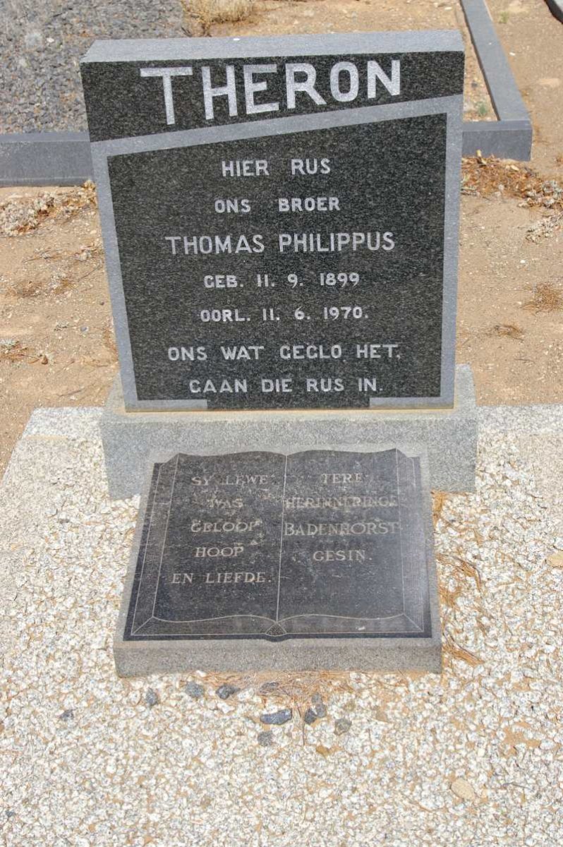 THERON Thomas Philippus 1899-1970