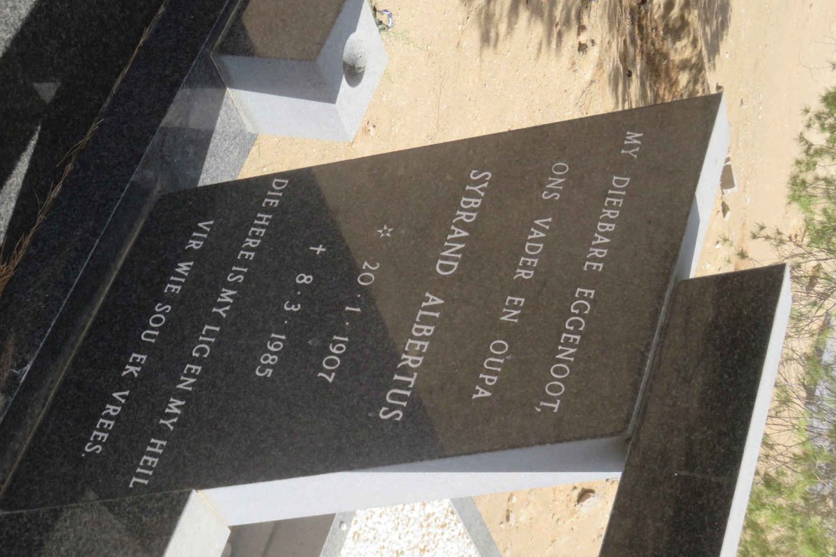 TOIT Sybrand Albertus, du 1907-1985 &amp; Johanna Elizabeth VISAGIE 1912-2000