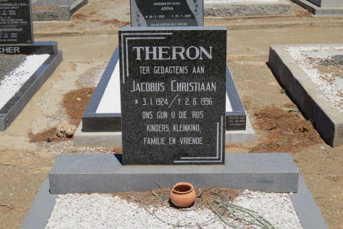 THERON Jacobus Christiaan 1924-1996