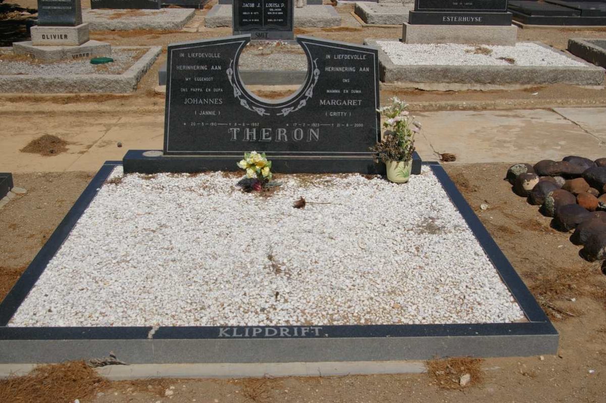 THERON Johannes 1910-1992 &amp; Margaret 1923-2000