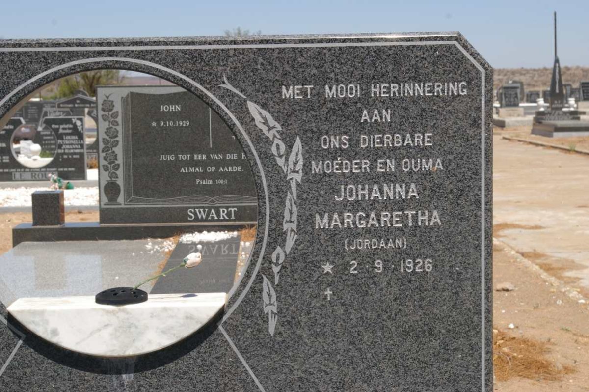TOUA Johanna Margaretha nee JORDAAN 1926-