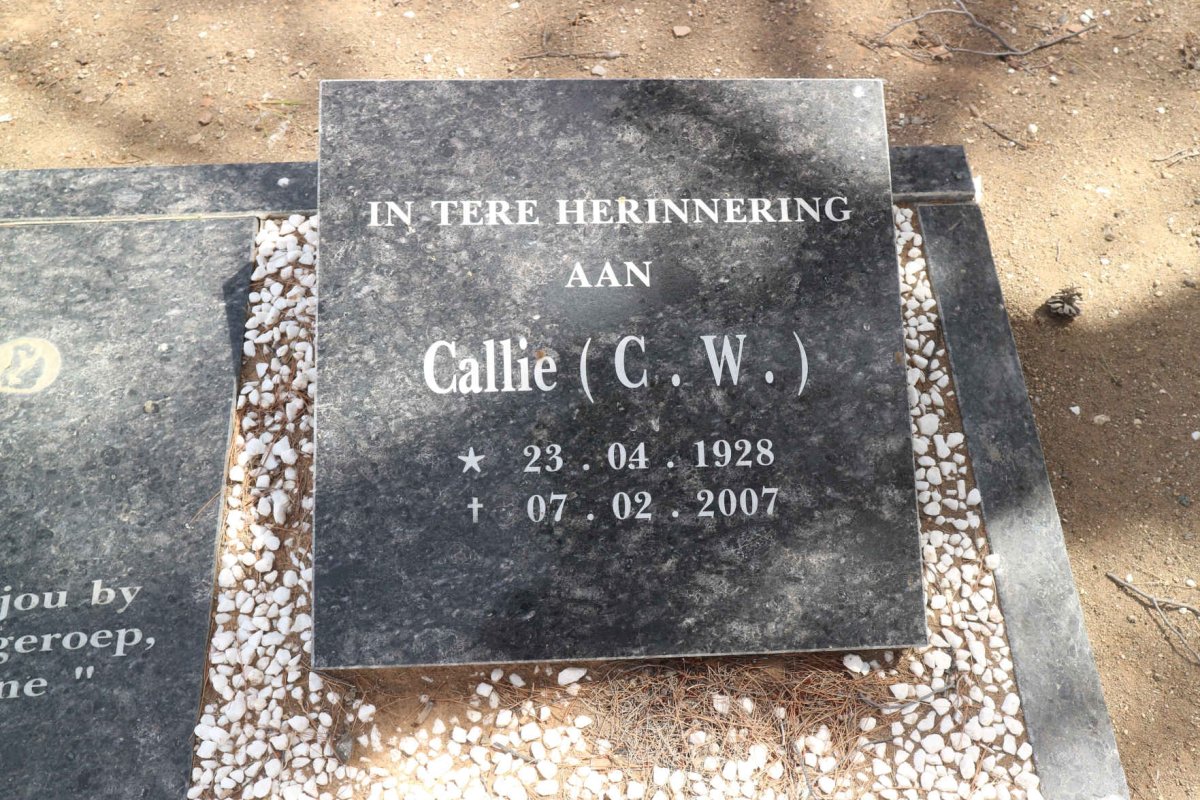 ALBERTS C.W. 1928-2007 &amp; N.A.A. 1926-2012