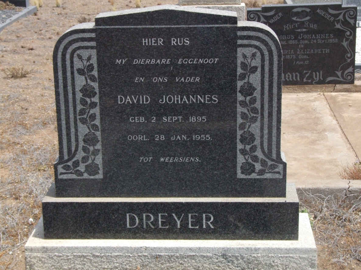 DREYER David Johannes 1895-1955