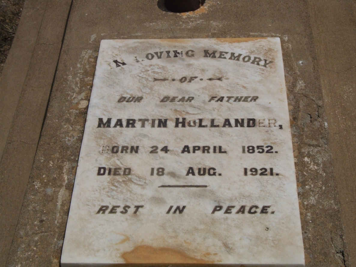 HOLLANDER Martin 1852-1921