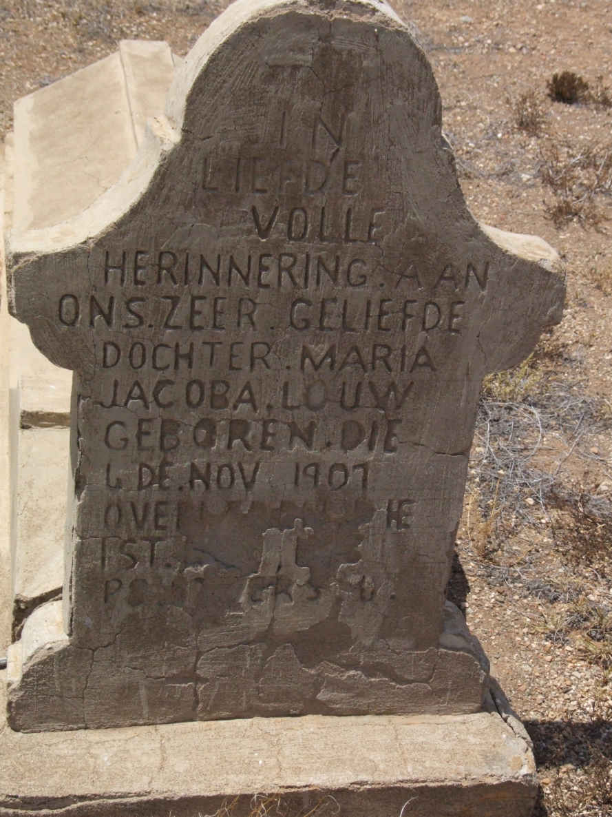 LOUW Maria Jacoba 1907-