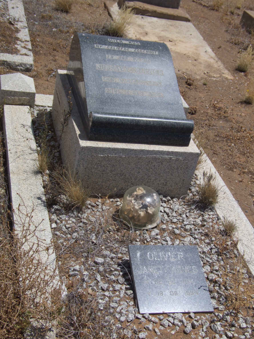 OLIVIER Joubert 1905-1949 &amp; Janet Agnes 1914-1984