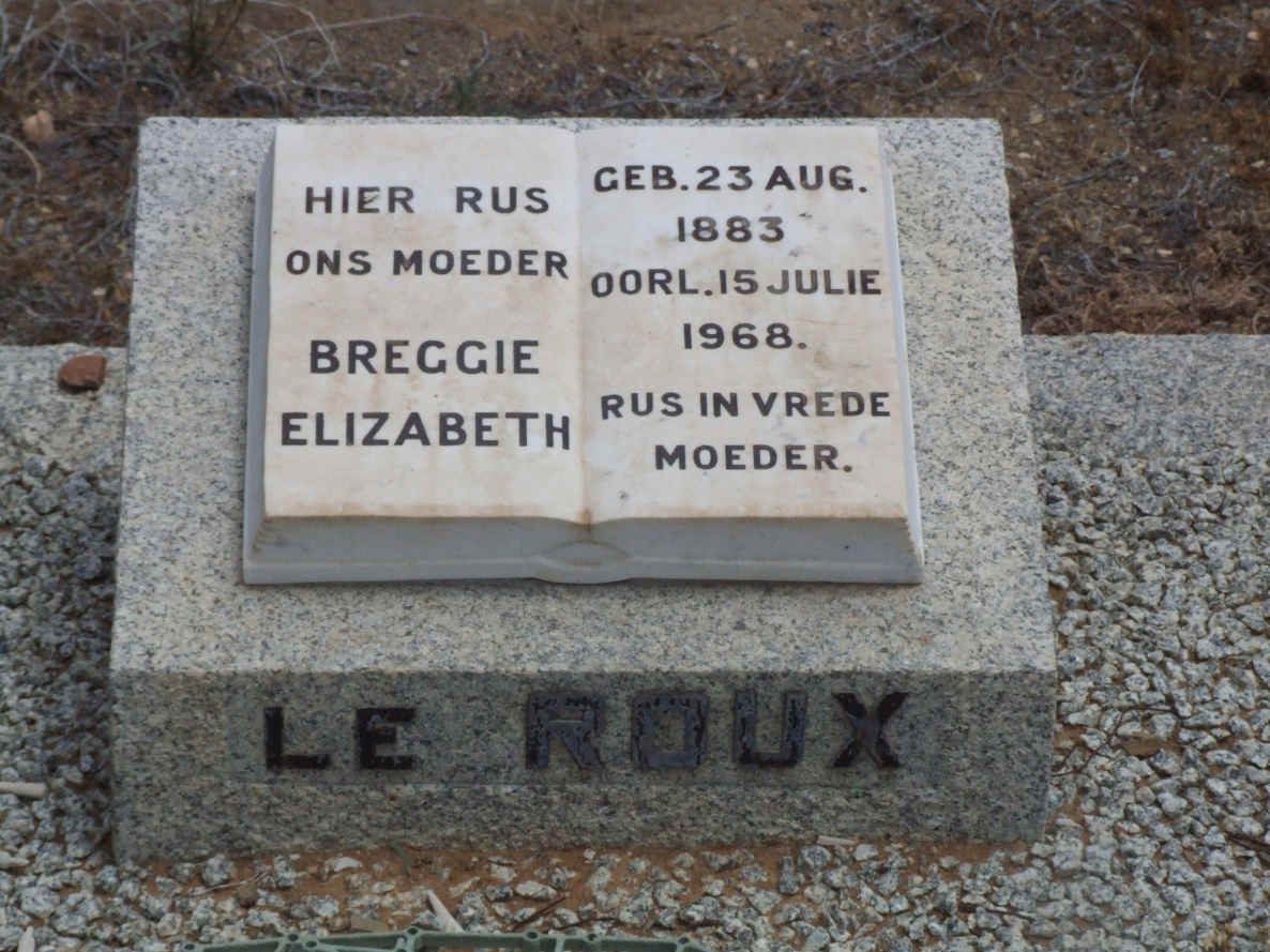 ROUX Breggie Elizabeth, le 1883-1968