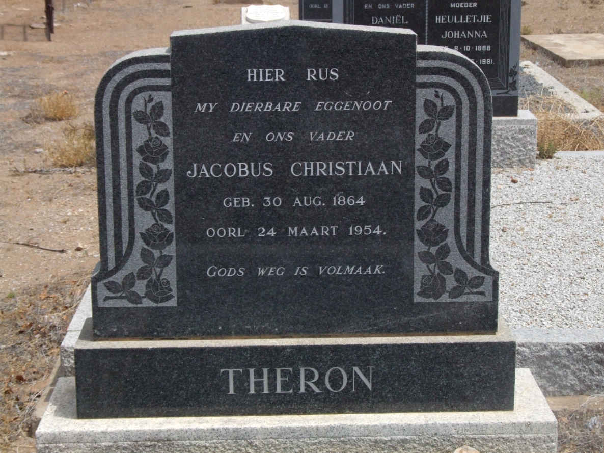 THERON Jacobus Christiaan 1864-1954