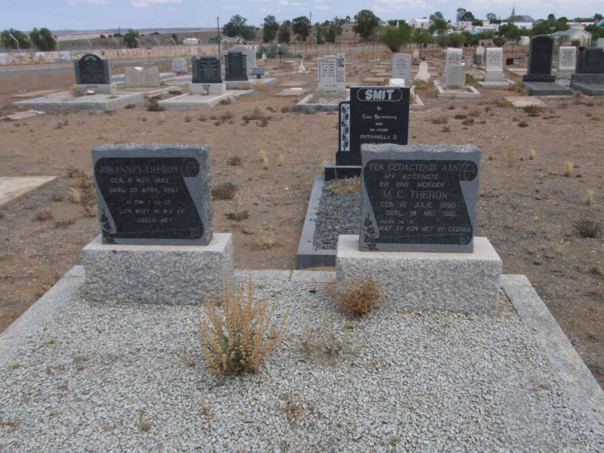 THERON Johannes 1892-1967 &amp; M.C. 1896-1961