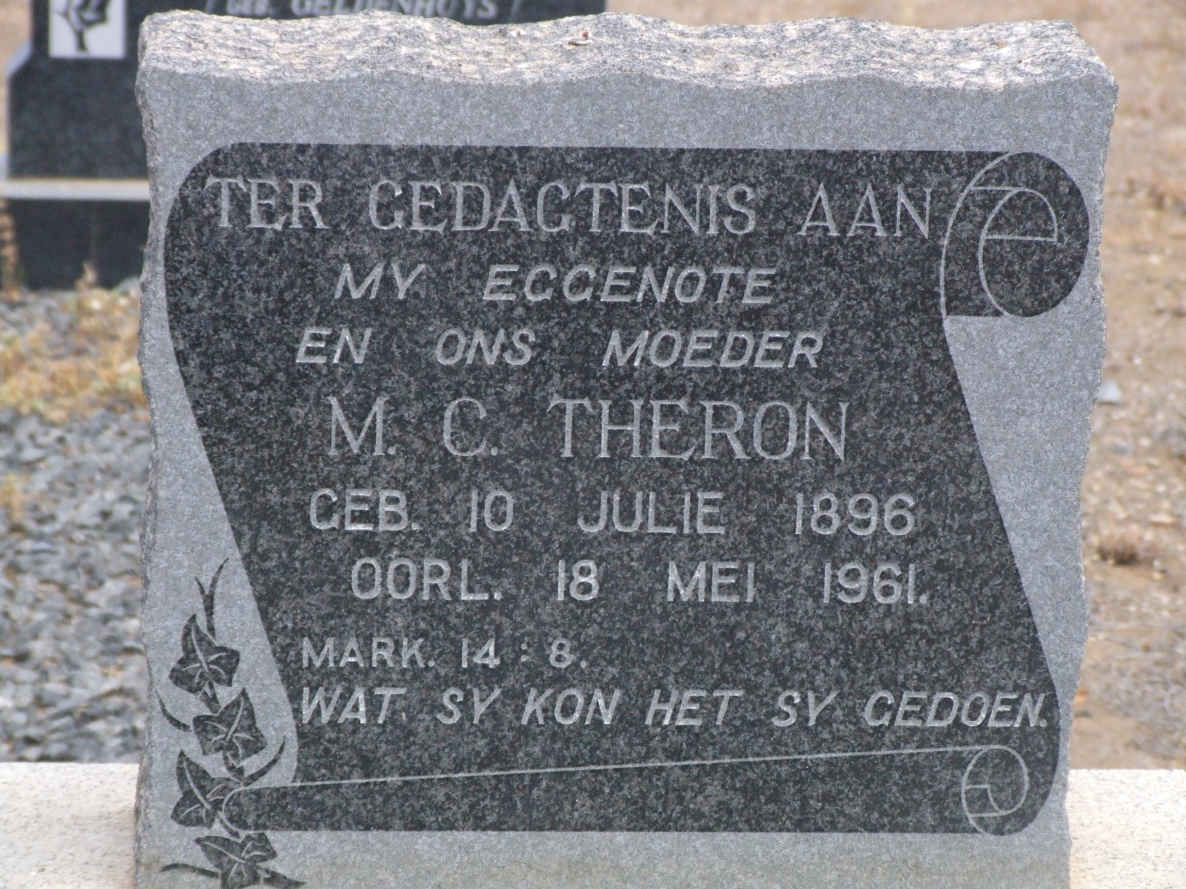 THERON M.C. 1896-1961