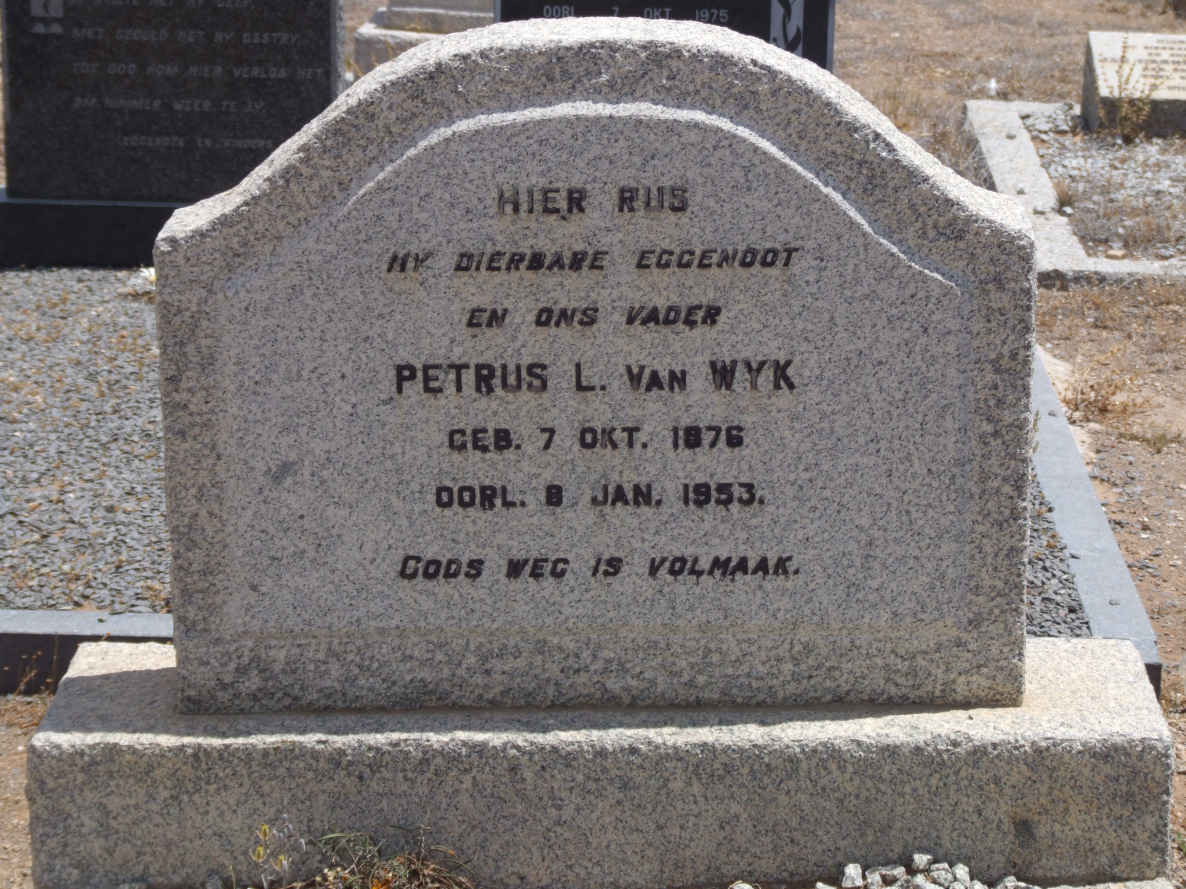 WYK Petrus L., van 1876-1953