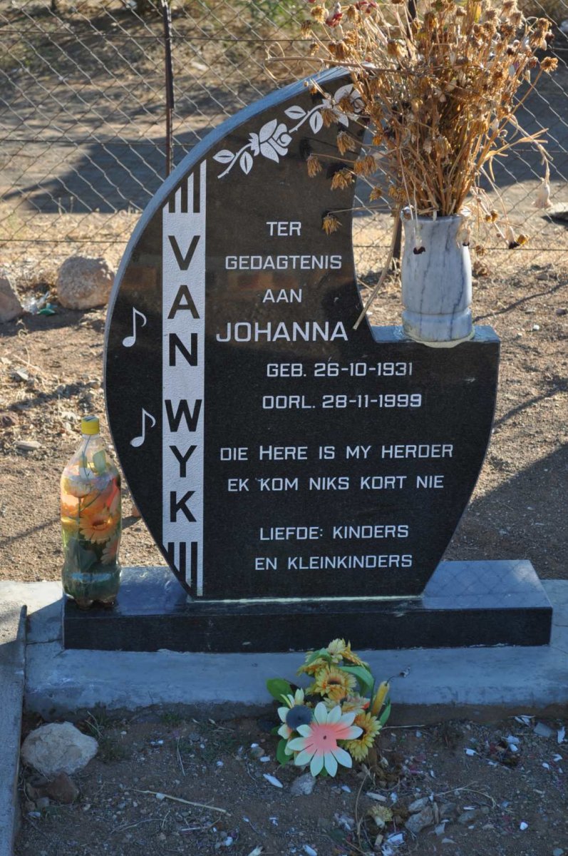 WYK Johanna, van 1931-1999