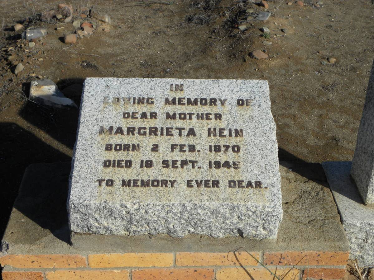 HEIN Margrieta 1870-1945
