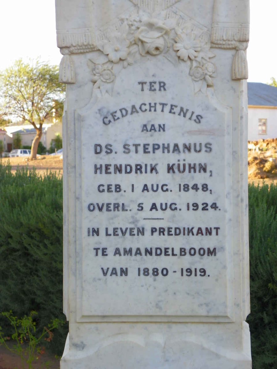 KUHN Stephanus Hendrik 1848-1924 &amp; A.E.H.A. 1855-1942